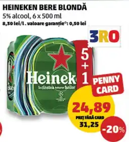 Penny Heineken bere blondă Ofertă