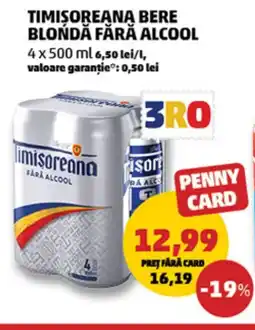 Penny Timisoreana bere blondă fără alcool Ofertă