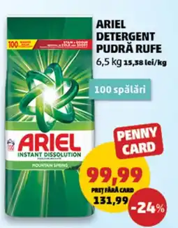 Penny ARIEL detergent pudră rufe Ofertă
