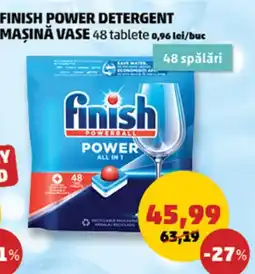 Penny Finish Power detergent maşină vase Ofertă