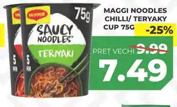 Simos Maggi noodles chilli/teryaky cup Ofertă