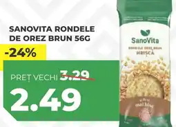 Simos Sanovita rondele de orez brun Ofertă