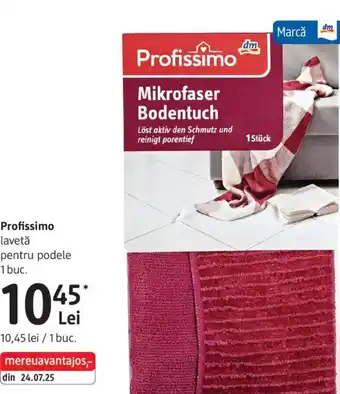 DM Profissimo lavetǎ pentru podele Ofertă