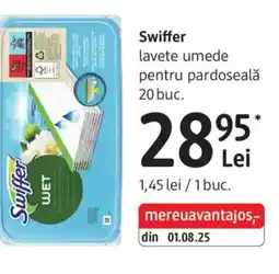 DM Swiffer lavete umede pentru pardoseală Ofertă