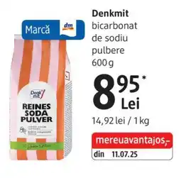 DM Denkmit bicarbonat de sodiu pulbere Ofertă
