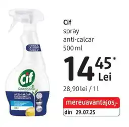DM Cif spray anti-calcar Ofertă