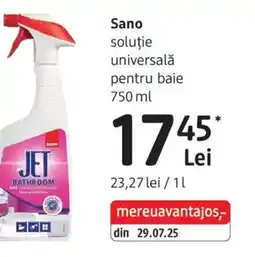 DM Sano soluţie universalǎ pentru baie Ofertă