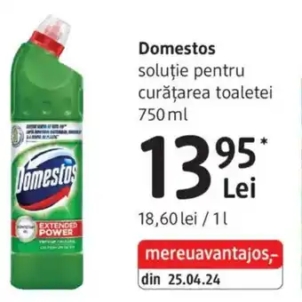 DM Domestos soluție pentru curăţarea toaletei Ofertă