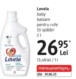DM Lovela baby balsam pentru rufe Ofertă