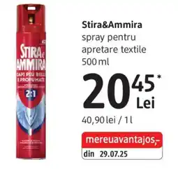 DM Stira&Ammira spray pentru apretare textile Ofertă