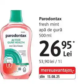 DM Parodontax fresh mint apă de gură Ofertă