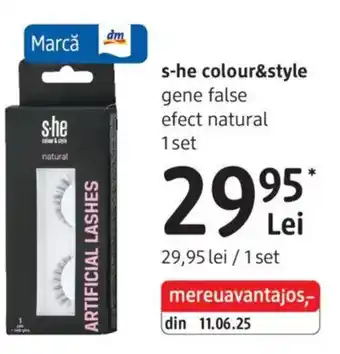 DM S-he colour&style gene false efect natural Ofertă