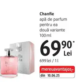 DM Chanfie apă de parfum pentru ea Ofertă