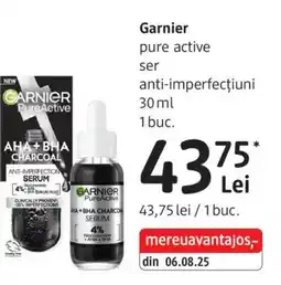 DM Garnier pure active ser anti-imperfecțiuni Ofertă
