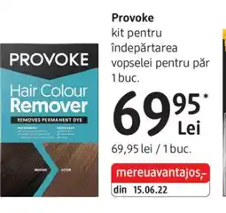 DM Provoke kit pentru îndepărtarea vopselei pentru păr Ofertă