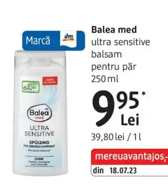 Balea med ultra sensitive balsam pentru păr