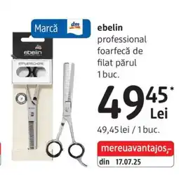 DM Ebelin professional foarfecă de filat părul Ofertă