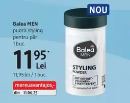 DM Balea MEN pudră styling pentru păr Ofertă