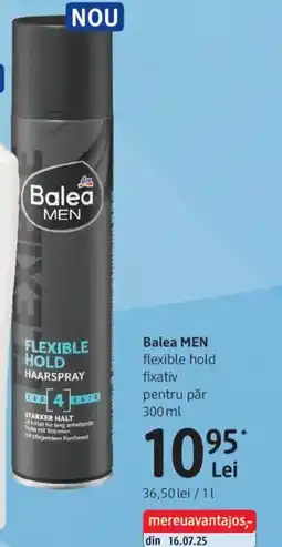 DM Balea MEN flexible hold fixativ pentru păr Ofertă