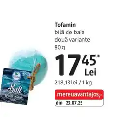 DM Tofamin bilă de baie Ofertă