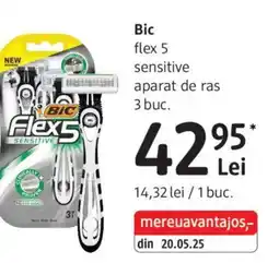 DM Bic flex 5 sensitive aparat de ras Ofertă