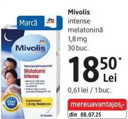 DM Mivolis intense melatoninǎ Ofertă