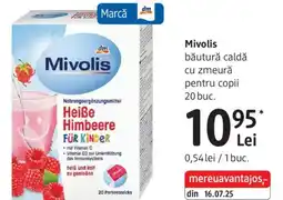 DM Mivolis băutură caldă cu zmeură pentru copii Ofertă