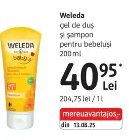 DM Weleda gel de duş și Șampon pentru bebeluşi Ofertă