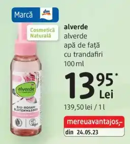 DM Alverde apă de faţă cu trandafiri Ofertă