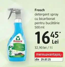 DM Frosch detergent spray cu bicarbonat pentru bucătărie Ofertă