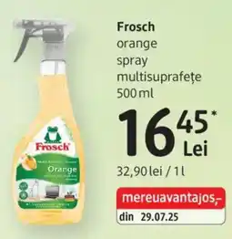 DM Frosch orange spray multisuprafeţe Ofertă