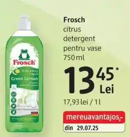 DM Frosch citrus detergent pentru vase Ofertă