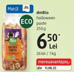 DM DmBio halloween paste Ofertă