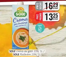 CBA SOLE cremă de gătit 23% Ofertă