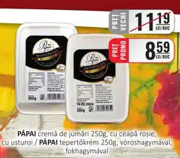 CBA PÁPAI cremă de jumări , cu ceapă roşie, cu usturoi Ofertă