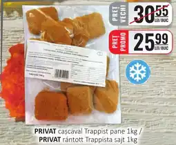 CBA PRIVAT caşcaval Trappist pane Ofertă