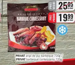 CBA PRIVAT aripi de pui barbeque Ofertă