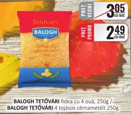 CBA BALOGH TETŐVÁRI fidea cu 4 ouă Ofertă