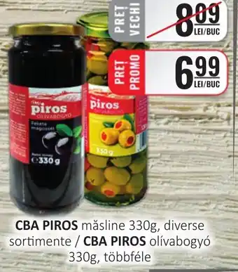 CBA CBA PIROS măsline Ofertă