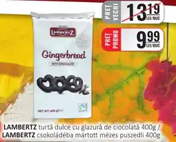 CBA LAMBERTZ turtă dulce cu glazură de ciocolată Ofertă