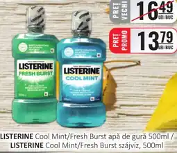 CBA LISTERINE Cool Mint/Fresh Burst apă de gură Ofertă