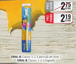 CBA ORAL-B Classic 1-2-3 periuță de dinți Ofertă