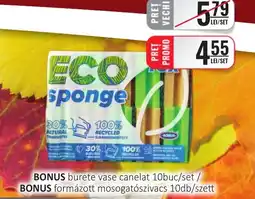 CBA BONUS burete vase canelat 10buc/set Ofertă
