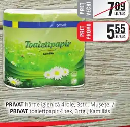 CBA PRIVAT hârtie igienică Ofertă