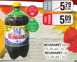 CBA NEUMARKT bere 5.2% alc. Ofertă