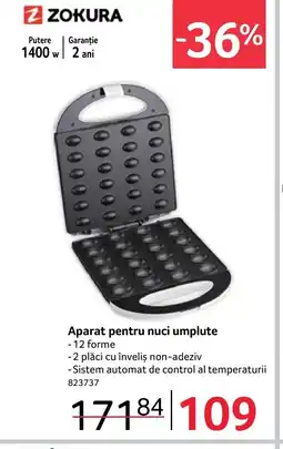 Selgros ZOKURA Aparat pentru nuci umplute Ofertă