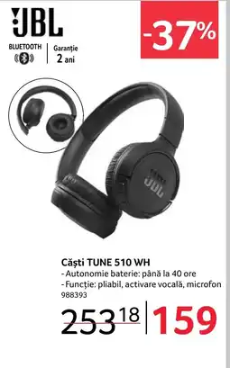 Selgros JBL Căşti TUNE 510 WH Ofertă