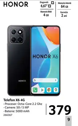 Selgros HONOR Telefon X6 4G Ofertă