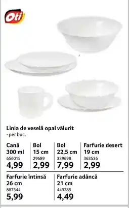 Selgros Linia de veselă opal vǎlurit Ofertă