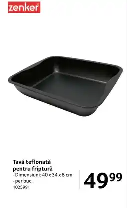 Selgros Tavǎ teflonată pentru friptură Ofertă